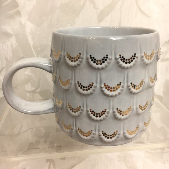 Starbucks 2016 Gold Scales Mermaid Tail Coffee Mug - Picture 7 of 11